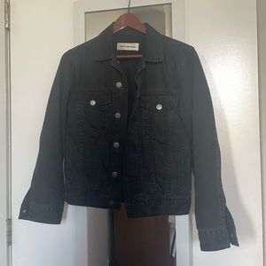Reformation black denim jacket